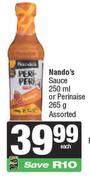 Nando's Sauce 250ml Or Perinaise 265gm Assorted-Each