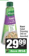Knorr Salad Dressing Assorted-340ml Each