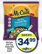 McCain Stir Fry Assorted-700g Each