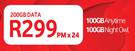 Vodacom Mobile Data-On 200GB Data