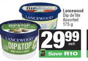 Lancewood Dip De Lite Assorted-175g Each