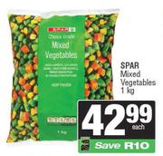 Spar Mixed Vegetables-1Kg Each