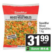 SaveMor Mixed Vegetables-1Kg Each