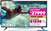 Samsung 85"(215cm) Crystal UHD TV UA85DU7000KX