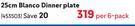 Continental 25cm Blanco Dinner Plate-Per 6-Pack