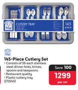 145-Piece Cutlery Set-Per Set