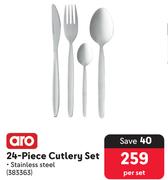 Aro 24-Piece Cutlery Set-Per Set