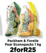 Packham & Forelle Pear Econopacks-2 x 1Kg