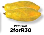 Paw Paws-For 2