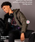 Boys Puffer Jackets 7-14 Years-Each