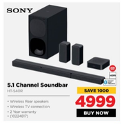 Sony 5.1 Channel Soundbar HT-S40R