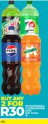 Pepsi/Mirinda/7 Up/Mountain Dew Soft Drinks-For 2 x 2L