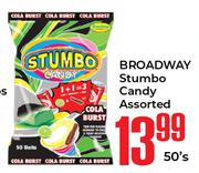 Broadway Stumbo Candy Assorted-50's