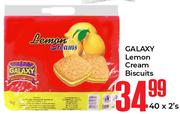 Galaxy Lemon Cream Biscuits-40 x 2's