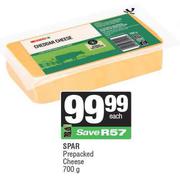     Spar Prepacked Cheese-700g Each