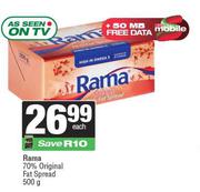 Rama 70% Original FatSpread-500g Each