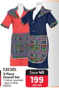 Ethnix 3 Piece Overall Set-Per Set