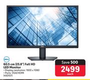 Dell 23.8"(60.5cm) Full HD LED Monitor 450107-Each