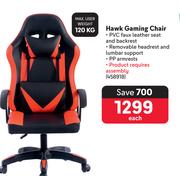 Hawk Gaming Chair 458918-Each