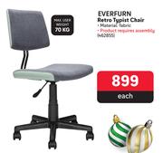 Everfurn Retro Typist Chair 462855-Each