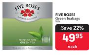 Five Roses Green Teabags-102's Pack