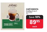 Cafe Enrista Coffee 3-In-1 (All Variants)-20's Pack
