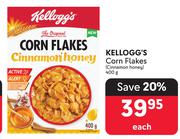 Kellogg's Corn Flakes (Cinnamon Honey)-400g