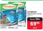 Future Life High Protein Cereal (All Variants)-500g Each