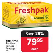 Freshpak Rooibos Tagless Teabags-160's Pack