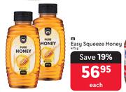 M Easy Squeeze Honey-475g Each