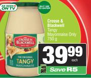 Crosse & Blackwell Tangy Mayonnaise Only-750g