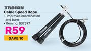 Trojan Cable Speed Rope