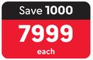 Samsung 139cm (55") Smart UHD LED TV UA55CU7000KXXA-Each