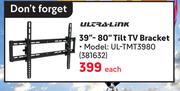 Ultra Link 39"-80" Tilt TV Bracket UL-TMT3980