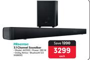 Hisense 3.1 Channel Soundbar AX3100