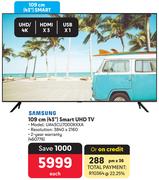 Samsung 109cm (43") Smart UHD TV UA43CU7000KXXA