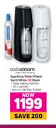 Sodastream Sparkling Water Maker Spirit White Or Black-Each