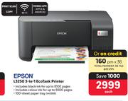 Epson L3250 3 In 1 Eco Tank Printer