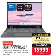 Lenovo 40.6cm (16") Ideapad Flex 5 Intel Core i5 2 In 1 Laptop