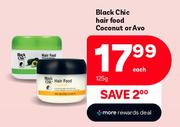 Black Chic Hair Food (Coconut Or Avo)-125g Each