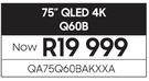 Samsung 75" QLED 4K QA75Q60BAKXXA