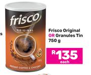Frisco Original Or Granules Tin-750g Each