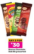 Beacon Chocolate Slab Assorted-For 2 x 80g