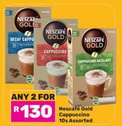 Nescafe Gold Cappuccino Assorted-For 2 x 10s