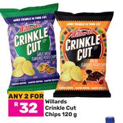 Willards Crinkle Cut Chips-For 2 x 120g