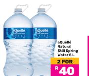 aQuelle Natural Still Spring Water-For 2 x 5L