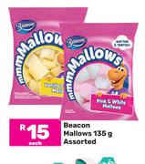 Beacon Mallows Assorted-135g Each