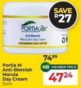 Portia M Anti Blemish Marula Day Cream-50ml