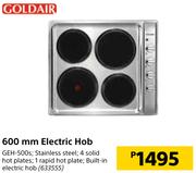 Goldair 600 mm Electric Hob-GEH-500s