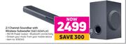 LG 2.1 Channel Soundbar with Wireless Subwoofer SQC1.DZAFLLK